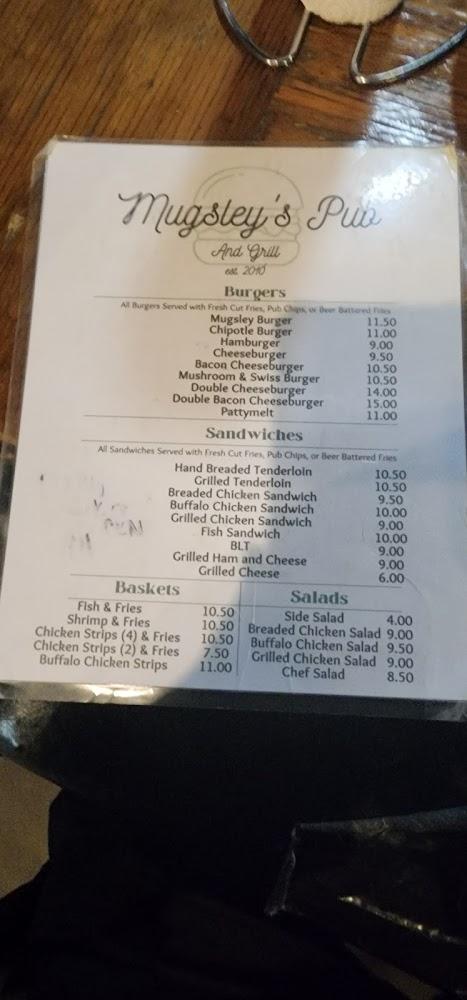 Mugsleys Pub Menu image 3